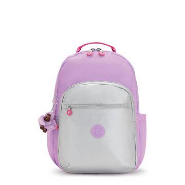 Kipling Seoul Large 15" Backpack Laptop Çantası Mor | TR 1567JP